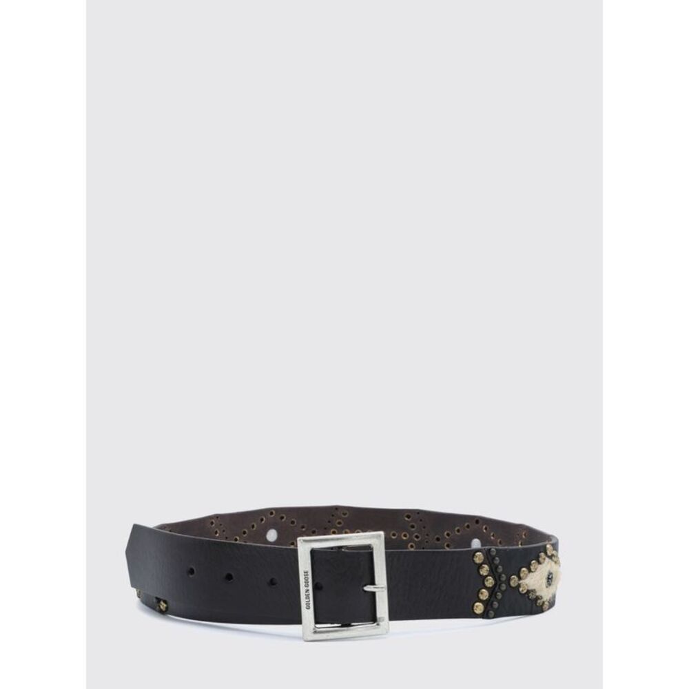 Golden Goose Belt Woman Mahogany